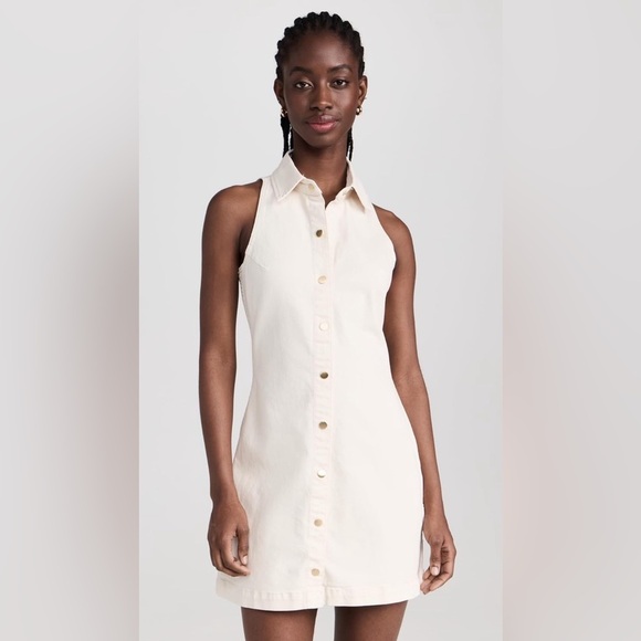 DL1961 Payton Denim Mini Dress – Flax | Size Large - Picture 2 of 6